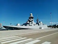 Carlo Bergamini at Naval Station Taranto on 4 October 2019.