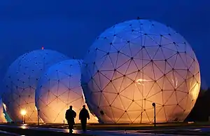 Image 1Geodesic Radomes at Radome by Preston Keres, United States Navy (from Portal:Architecture/Industrial images)