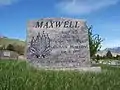 Grave marker of Neal A. Maxwell.