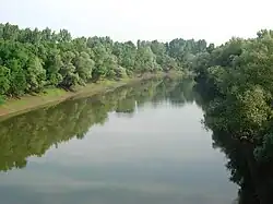 Körös river near Kunszentmárton