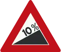 J6: Steep hill upward