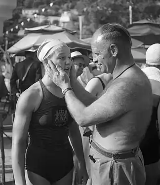 Van Vliet and Stender at the 1947 European Championships