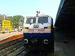 Nellai Express at Thirunelveli Junction