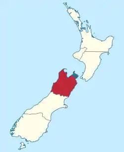 The Nelson Province as constituted in 1853