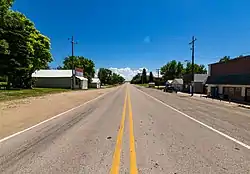 South on Nebraska Spur 16F in Nenzel,July 2017