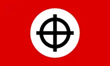 Neo-nazi Celtic cross flag