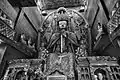 A statue of Maitreya Buddha inside Trikal Maitreya Buddha Vihara (Jamchen Lhakhang Monastery) at Bouddhanath premises, Kathmandu, Nepal