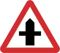 B1: Crossroads with a minor ahead