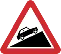 B19: Steep hill upwards