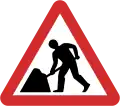 B38: Roadworks ahead