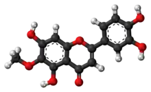 Ball-and-stick model of nepetin