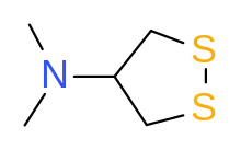 Skeletal formula of nereistoxin