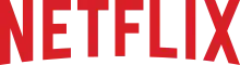 Logo for the Netflix service.