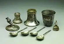 Silverware from the Nether Stowey Hoard