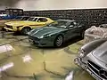 One of the Collection's storage rooms with an Aston Martin DB9