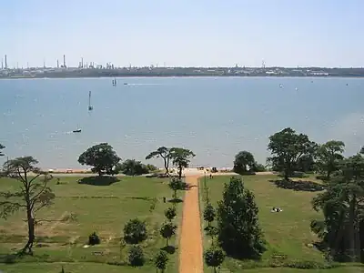 Image 75Fawley Oil Refinery from the remains of Netley Hospital in the Royal Victoria Country Park (from Portal:Hampshire/Selected pictures)