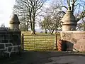 The unusual gate-piers