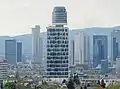 Skyline of Frankfurt with the new Henninger-Turm