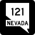 State Route 121 marker