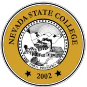 Seal of Nevada State College.