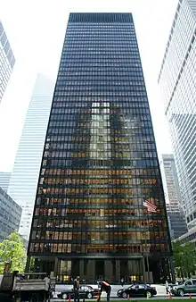 Seagram Building, New York City, by Ludwig Mies van der Rohe, 1958