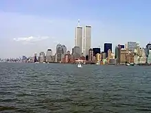 Image 19The World Trade Center skyline before September 11, 2001. (from History of New York City (1978–present))