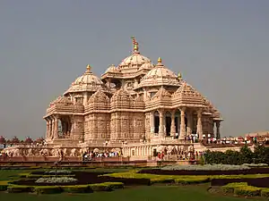 Akshardham Temple, a Hindu temple in New Delhi, India built in 2005.