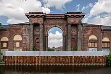 New Holland Island Arch in Saint Petersburg