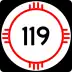 State Road 119 marker