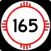 State Road 165 marker