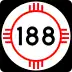 State Road 188 marker