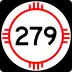 State Road 279 marker