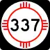 State Road 337 marker