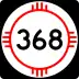 State Road 368 marker