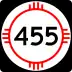 State Road 455 marker