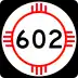 State Road 602 marker