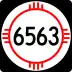 State Road 6563 marker