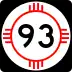 State Road 93 marker