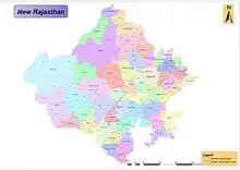 Bagar tract through Ganganagar district,Anupgarh district, Hanumangarh district and Taranagar tehsil of Churu district in Rajasthan