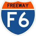 Freeway route shield (Used in New South Wales)