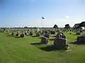 St John's Catholic Church cemetery is on FM 961.