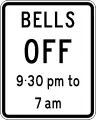 (A40-3) Warning Bells At Railway Crossing Turned Off (at times prescribed)