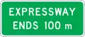 (A41-2.2) Expressway Ends 100M