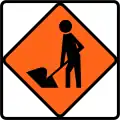 (T1A) Road Works Ahead