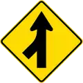 (W11-6/PW-4) Merging traffic from left