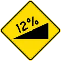 (W14-10) Steep ascent (with grade)