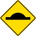 (W14-4) Road bump (1987–2016)