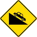 (W14-9.1/PW-27) Steep descent