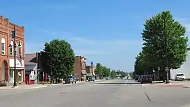 Downtown looking north along M-123