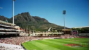 Newlands overlooked by Devil's Peak